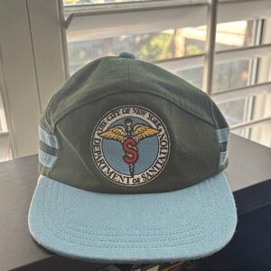 TOMBOLO Green and Blue Cap with Patch